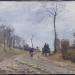 Carriage on a Country Road, Winter, Outskirts of Louveciennes